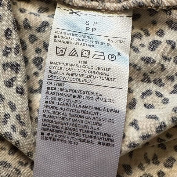 Banana Republic Dress New Animal Print Womens Size Small Petite - Picture 7 of 7